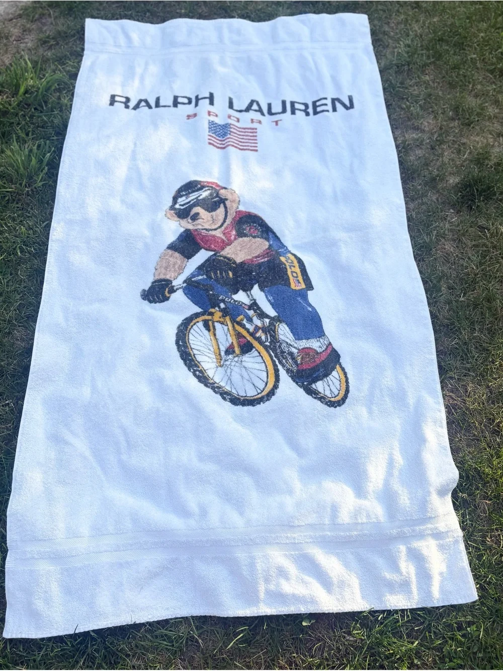 RARE Vintage Polo Sport by Ralph Lauren Beach Towel